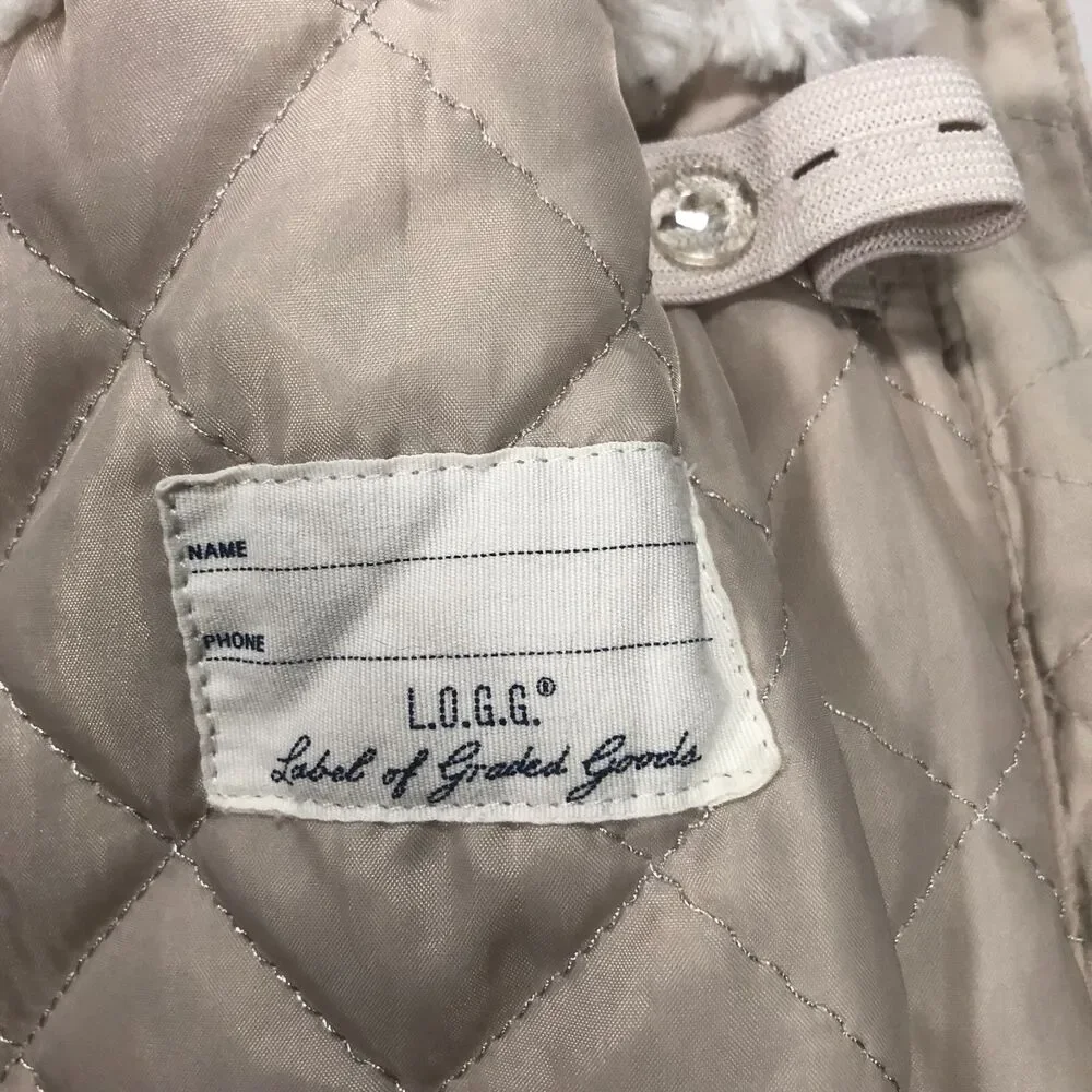 Label of Graded Goods LOGG Toddler Jacket Size 2-3Y Beige